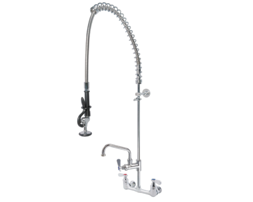 Die-Pat H2O Double wall mounted c/w 6" bowl filling tap - 531H2O-FA6