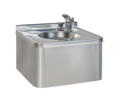 Die-Pat Drinking Fountain with Water Bubbler - DPDF1THWB