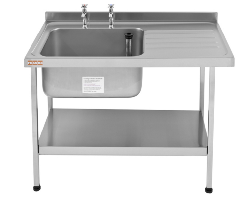 Franke Sissons Midi Catering Sink Shelf Right Hand Drainer 1500x650