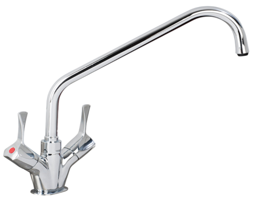 Mechline AquaTechnix LEVER operated faucet TX-B-20 base with 300mm swivel spout - TX-B-212L