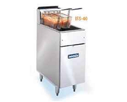 Imperial Gas Single Well Twin Basket Fryer IFS-40
