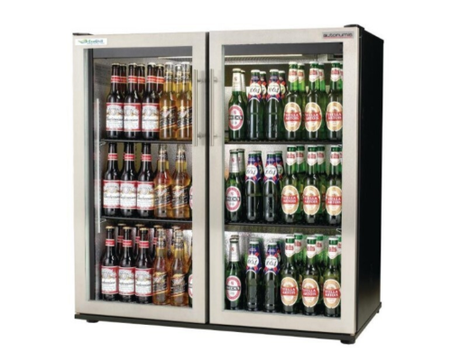 Autonumis Maxi EcoChill Stainless Steel Hinged Double Door Bottle Cooler - RWC00003