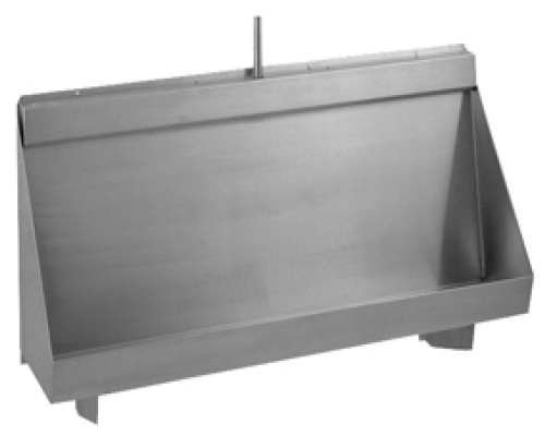 Franke Water Trough Urinal 1200mm Concealed Sparge Pipes