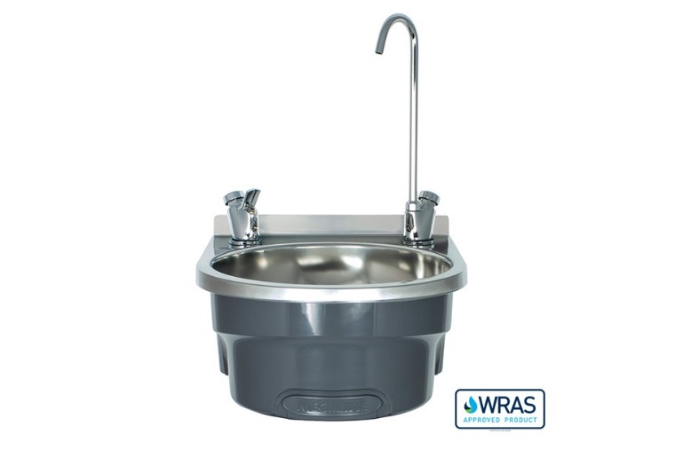 Mechline Basix BSX-300 basin with water bottle filler & bubbler tap