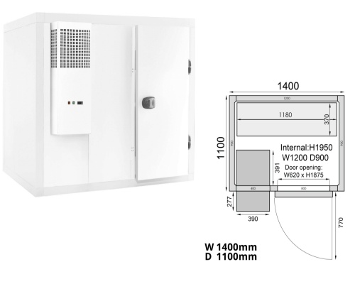 Interlevin Mercatus Chiller Room -  ME1411C