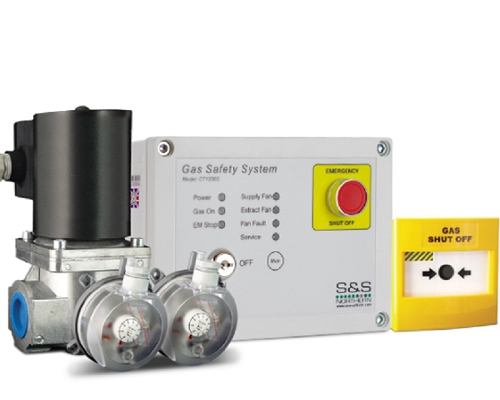 Commercial Gas Interlock System Kit – 1 1/2" Gas Solenoid Valve 42mm – Catersparesuk